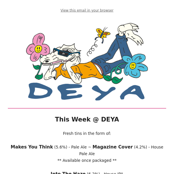 THIS WEEK @ DEYA