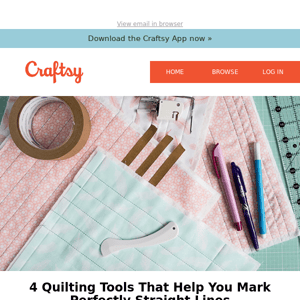 4 Quilting Tools That Help You Mark Perfectly Straight Lines