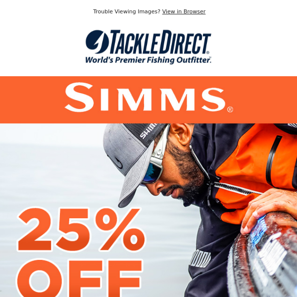 🐟🔥 25% Off In-Stock Simms Coupon Inside! - Tackle Direct