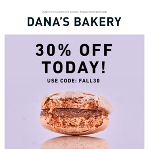 30% OFF TODAY! 🤗