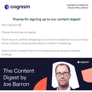 Welcome to the Content Digest 👋