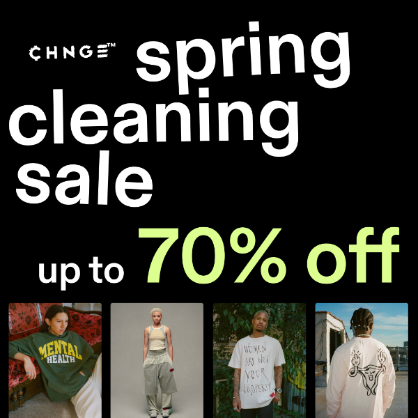 SPRING CLEANING SALE | up to 70% OFF