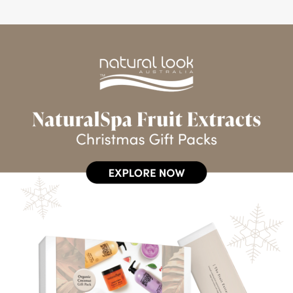 Announcing: NaturalSpa Fruit Extracts Gift Packs!