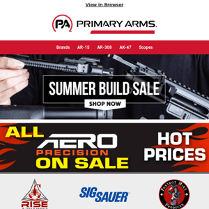 Summer Build Sale