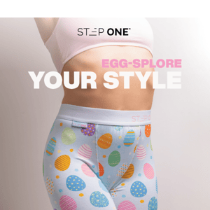 Step One, Egg-splore your style with our Easter Egg boxers for ladies