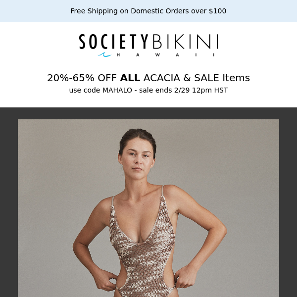 ACACIA SALE Ends soon!