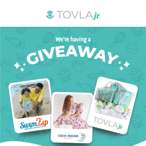 EPIC giveaway - tons of prizes inside including something special from Tovla Jr