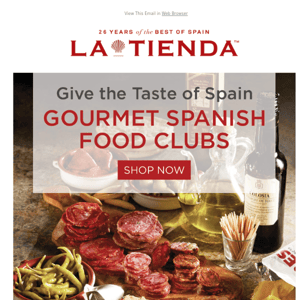 Monthly Spanish Food Clubs Are a Great Gift