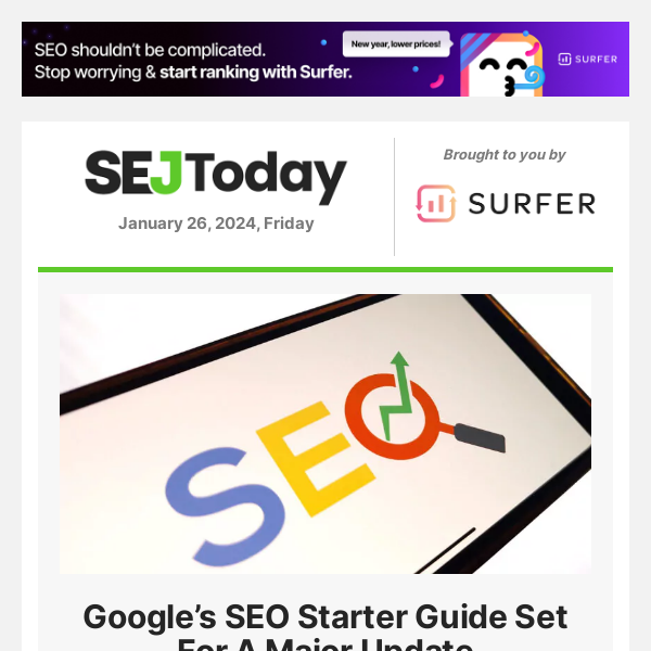 Google’s SEO Starter Guide Set For A Major Update