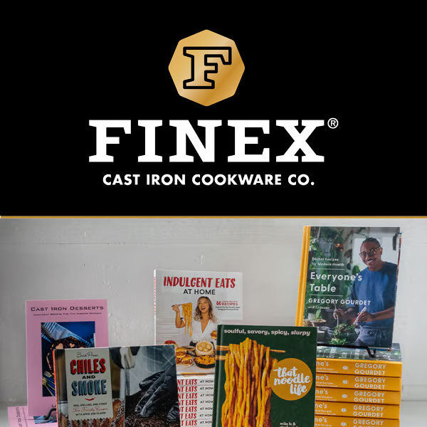 FINEX Cookware in Finer Cookbooks