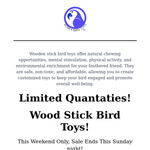 Save on Bonka Stick Bird Toys