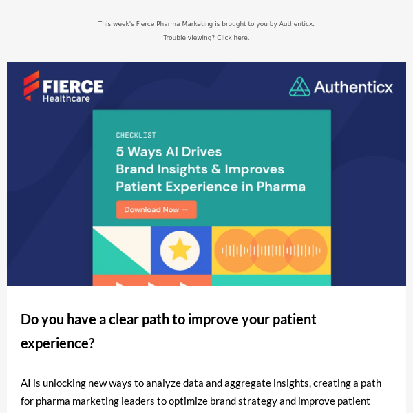 Uncover patient feedback with AI to improve brand performance