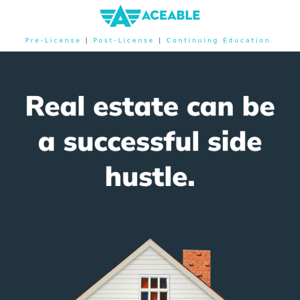 Want to know why real estate is the perfect side hustle?