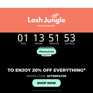 We're sorry, Lash Jungle… 😔