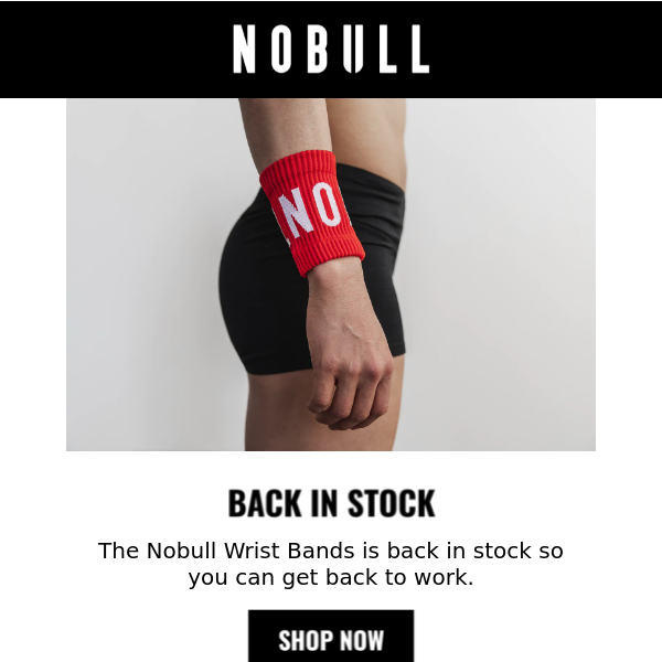 BACK IN STOCK: NOBULL WRIST BANDS