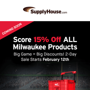 The Big Game Means Big Milwaukee Savings!