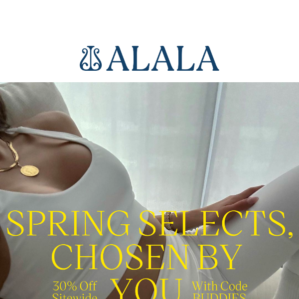 30% Off Spring Selects