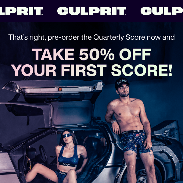 Last Chance for the Quarterly Score! 🍬🐼💧 - Culprit Underwear