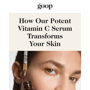 how our vitamin C serum transforms skin