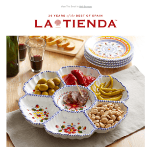 Spanish Ceramics Add Color to Holiday Tables