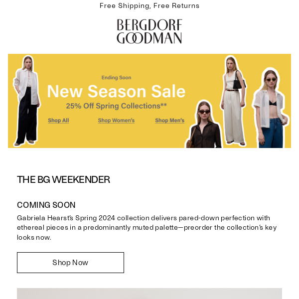 The BG Weekender: Spring Sensations