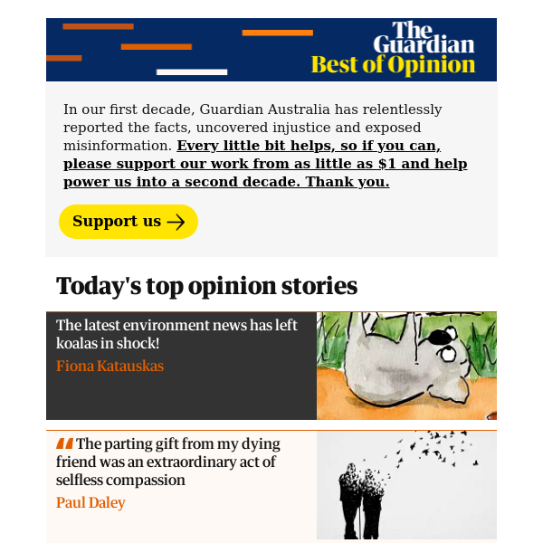 The best of Guardian Opinion Australia