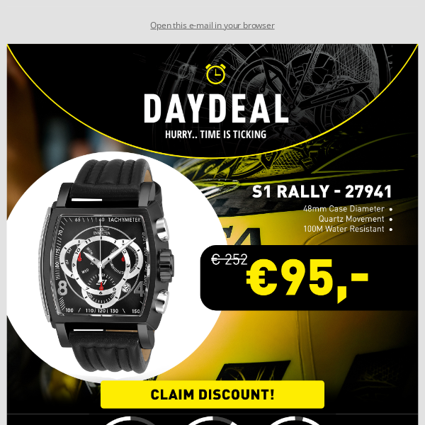 Today's Day Deal: S1 Rally 🏎️ Invicta Track Days!