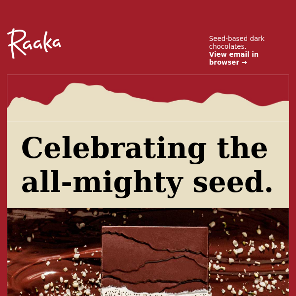 October's First Nibs: Celebrating the all-mighty seed 🌱