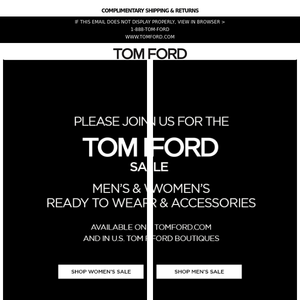 Tom Ford COUPON CODES → 30% Off (7 ACTIVE) August 2022