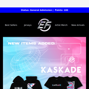 Miss out on Kaskade merch at HARD Summer? 👀