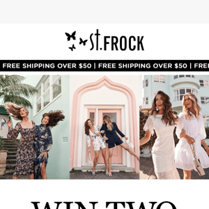 WIN 2 x $500 gift vouchers for you and your bestie 👯‍♀️