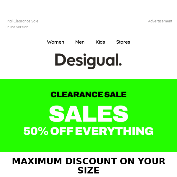 Desigual - Latest Emails, Sales & Deals