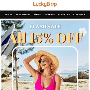 ⚠️15% OFF🌴The Beach is calling! 📞