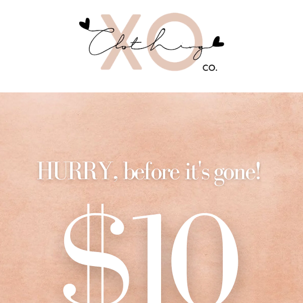 HURRY $1O AND UNDER! 🏃🏼‍♀️