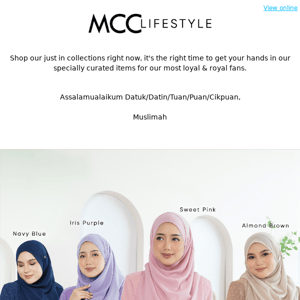 Just In! All new sweet collection at MCC Lifestyle