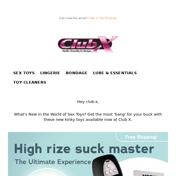 Check Out What's New at ClubX