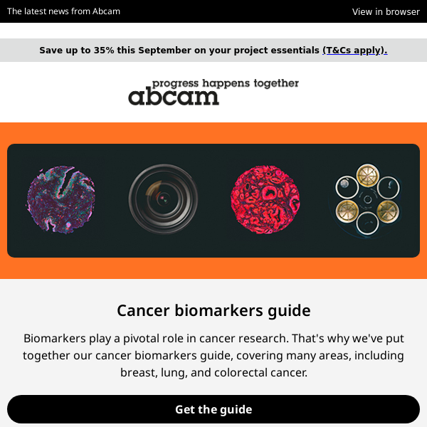 Find the right cancer biomarker for your research