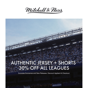 AUTHENTICS SALE | 30% Off Jerseys & Shorts! 🚨