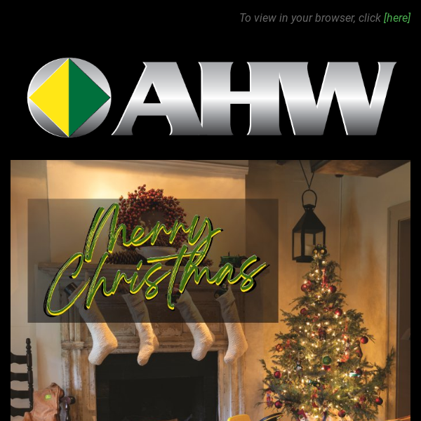 Warmest Wishes for a Joyful Holiday Season from AHW!