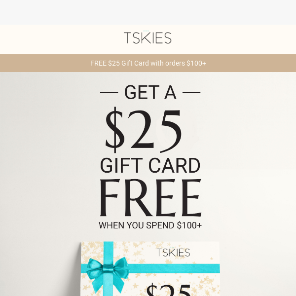 Free $25 gift card 💳