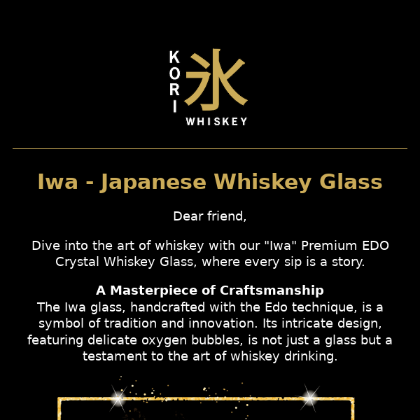 Unveil the Elegance: The Iwa Whiskey Glass 🥃✨