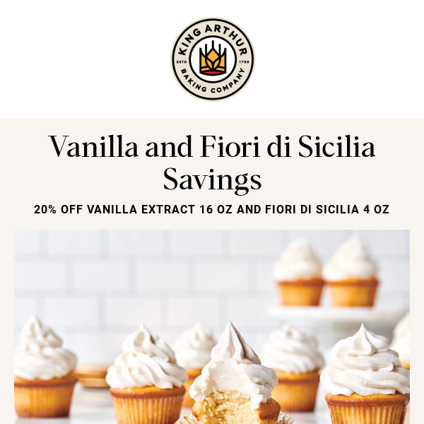 Last Chance Vanilla and Fiori di Sicilia Savings