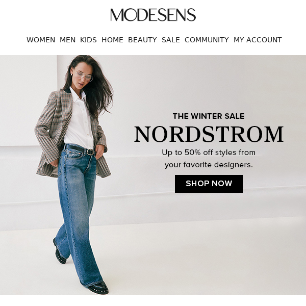 Treat yourself! Up to 50% off at Nordstrom