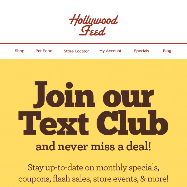 Join our Text Club & Never Miss a Deal! 📱🛍️