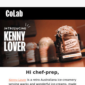 Kenny Lover ice cream has arrived 🍦