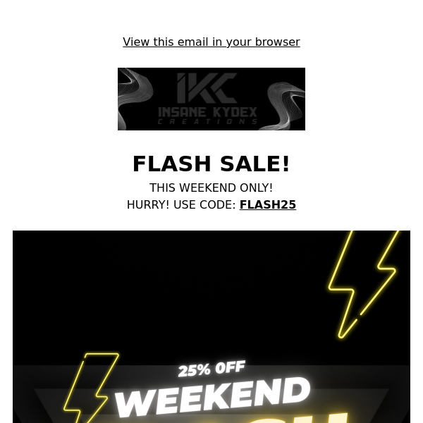 FLASH SALE!