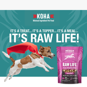 25% Off Freeze-Dried Pork Bites 🐶