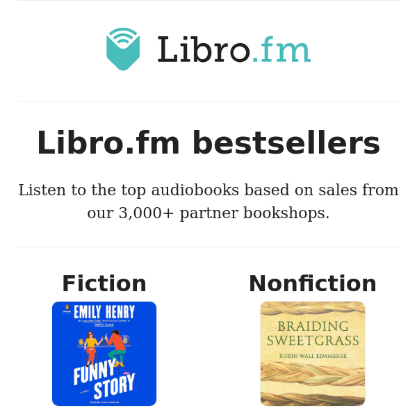 May Bestselling Audiobooks on Libro.fm 📚