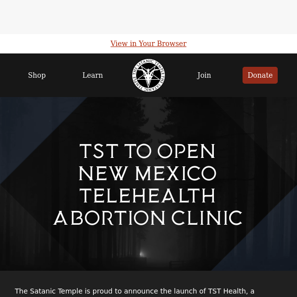 TST Launches Telehealth Abortion Clinic