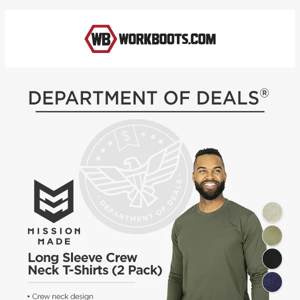 DOD: $17.50 Long Sleeve Shirts (2 PACK!) 👕👕